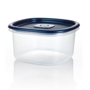 Recipiente Plastico Cuadrado 1.5L Azul