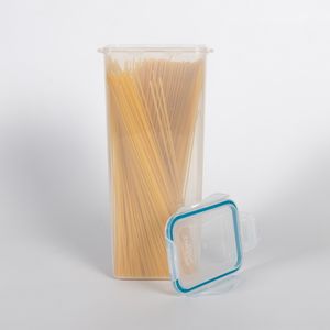 Recipiente Plastico Rectangular Alto Classic 2Ltransparente