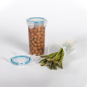 Recipiente Plastico Redondo Classic 430ml transparente