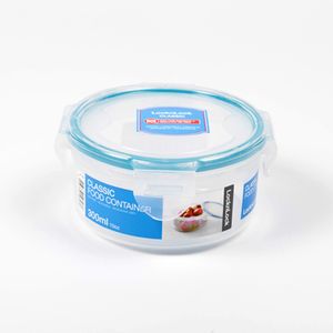 Recipiente Plastico Redondo Classic 300ml transparente