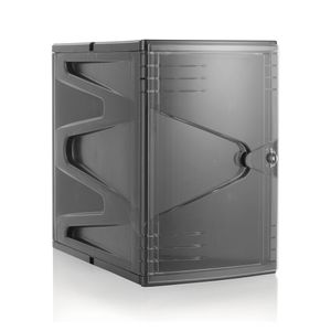 Locker plástico modular transparente 45 cm