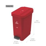 Canecas-EstraBins-Pedal-44L-rojo-Riesgo-Biologico