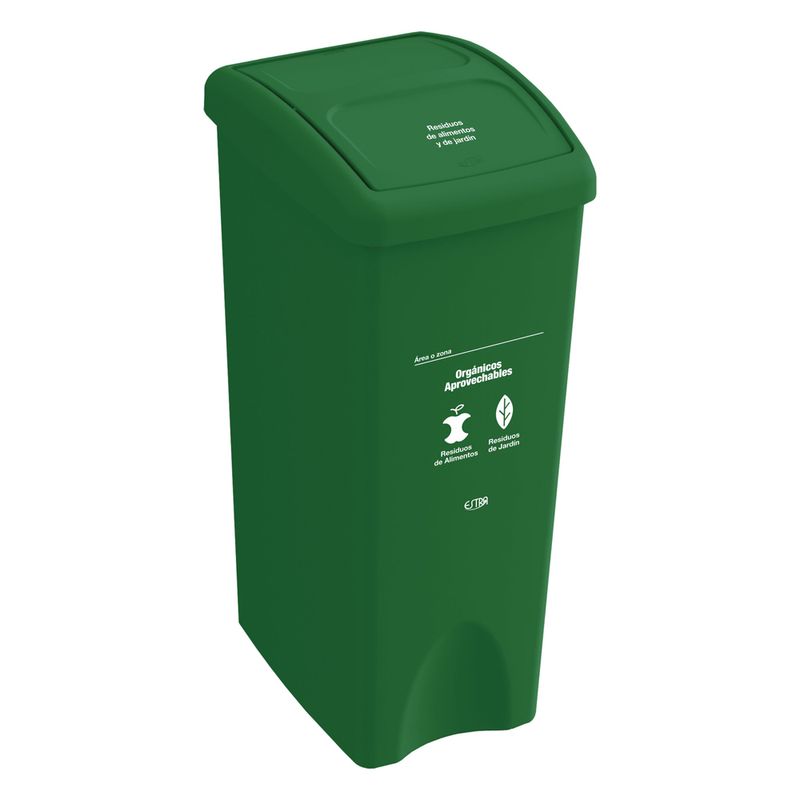 Canecas-vaiven-53L-verde-Organico-Aprovechable