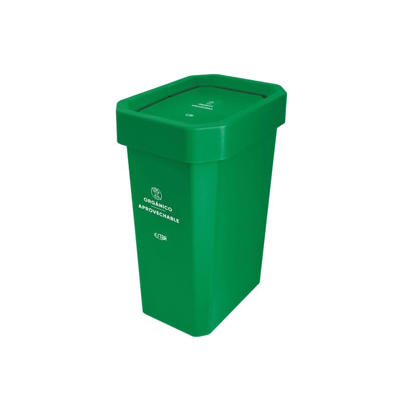 Canecas-EstraBins-vaiven-26L-verde-Organico-Aprovechable