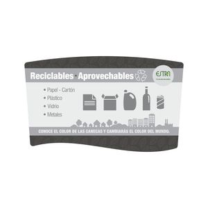Adhesivo punto Ecologico 121L  Reciclable aprovechable