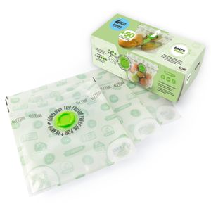 Set x 4 Bolsas Pequeñas Estrapack ideales para alargar la vida verde de frutas y verduras