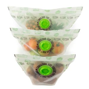 Set x 6 Bolsas surtidas Estrapack ideales para alargar la vida verde de frutas y verduras