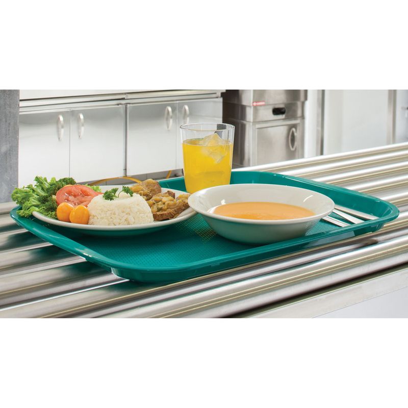 Bandeja Plastica Autoservicios Grande Verde de 35.5 x 47 cm - Tienda online  Estra