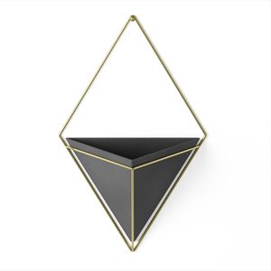 Matera Colgante Triangular Para Pared Negro