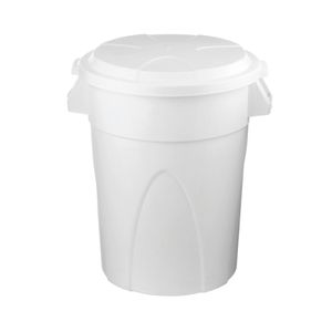 Contenedor Redondo 121L Blanco