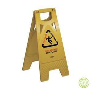 Señal de Prevención Amarillo-Piso Mojado