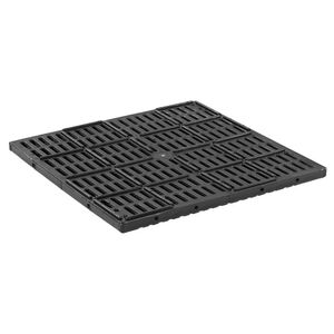 Piso plastico filtrafacil cria  de 60x60 cm-Negro