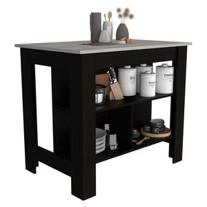 Mesa Auxiliar Cala, Wengue y Ibiza, con amplia supeicie en la mesa ZF