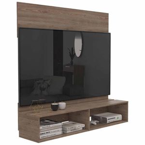 Panel de TV Dakota, Miel, con espacio para televisor de hasta 60 pulgadas