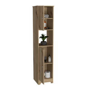 Mueble Auxiliar de Baño Ibis, Café claro, con dos puertas batientes