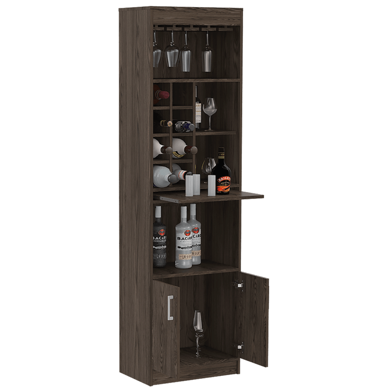 Mueble Esquinero Hogare Con Repisas Chocolate