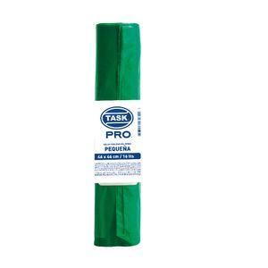 Rollo X 10 Bolsas Basura Task Pro 46 X 46 Cm Verde