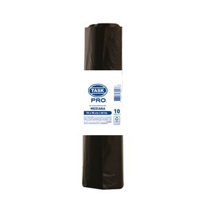 Rollo X 10 Bolsas Basura Task Pro 70x90 cm Negro