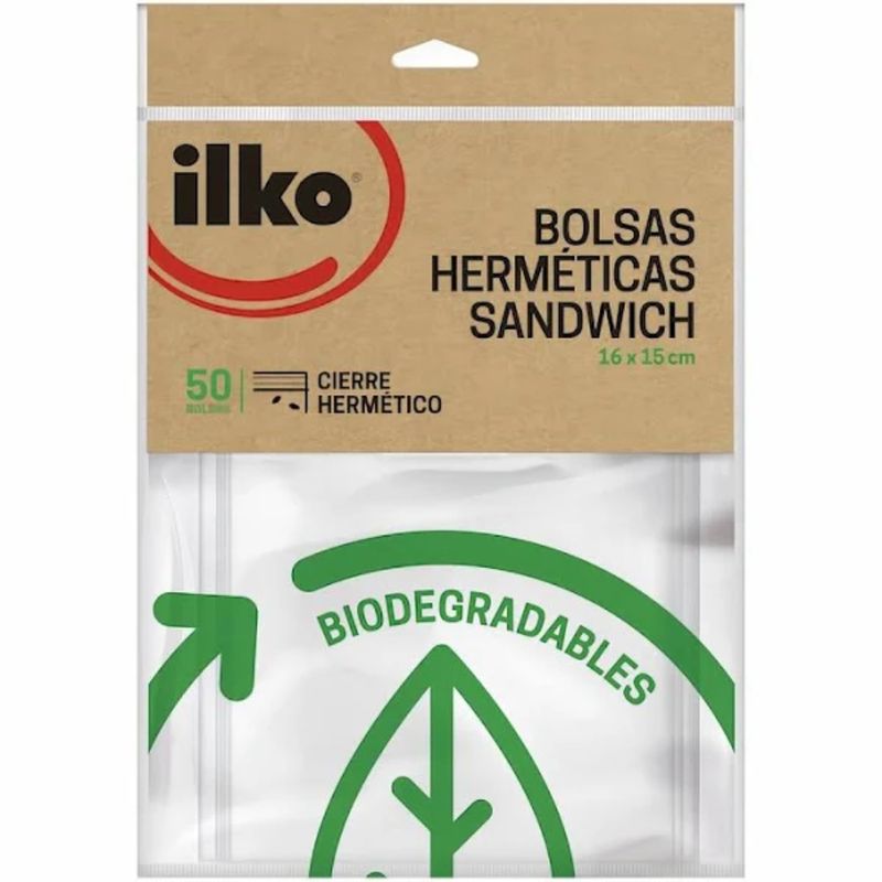 Bolsas pequeñas de cierre hermético biodegradables de 16x15cm Paquete de  50und