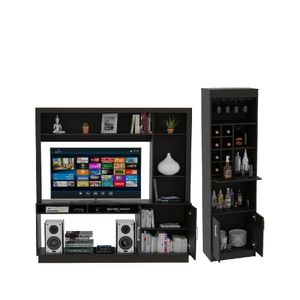 Combo Sala Enzo, Rack de Tv + Bar