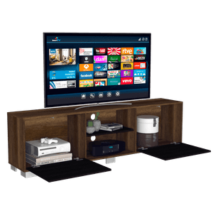 Mesa Para Tv Clasic, Cobre, con Dos Puertas Batientes