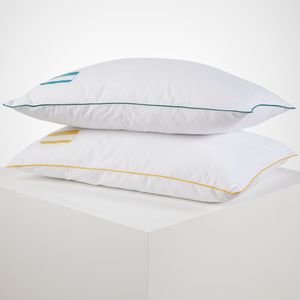 Set x 2 Almohadas (+) Plus Duplo Soporte Medio Algodón Poliéster 50 x 70 cm