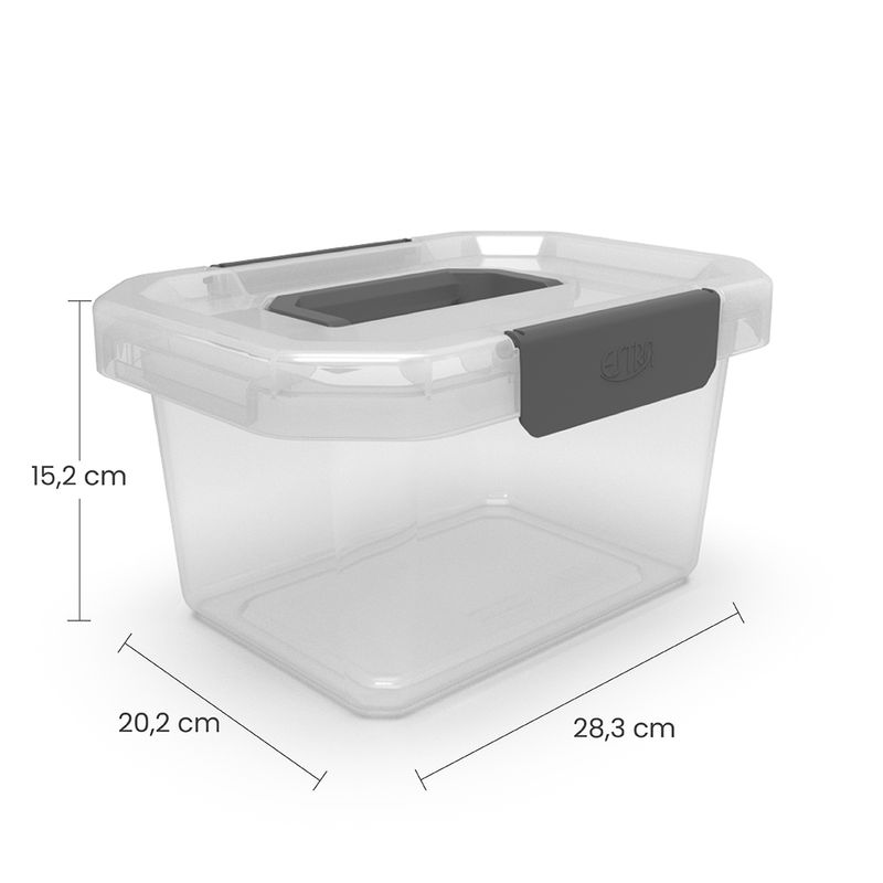 Caja Organizadora Plus 16L Blanco - Tienda online Estra