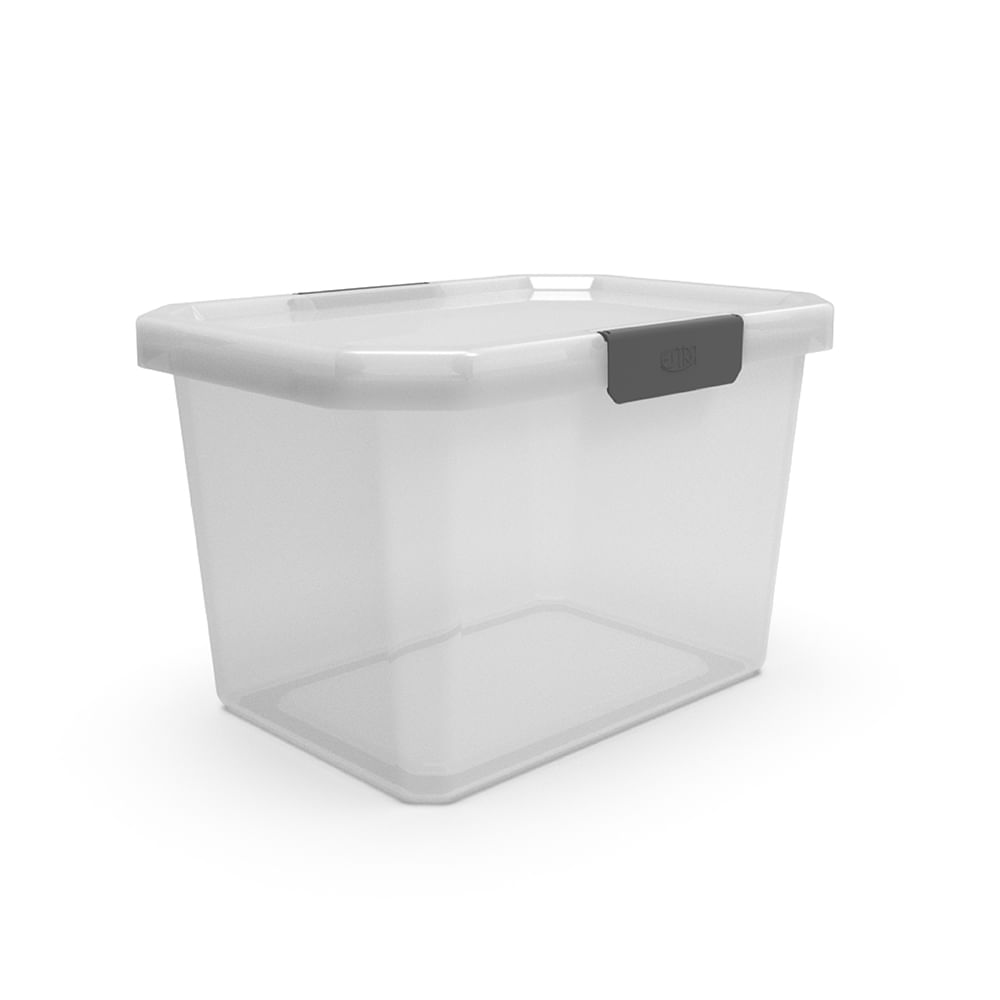 BUSY-CORNER Paquete de 3 cajas organizadoras de plástico, contenedor de  almacenamiento de joyas, caja organizadora transparente con divisores