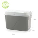 Nevera-familiar-plastica-portatil-insulada-42-litros-gris-material-recuperado