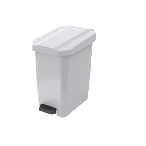 Caneca-Papelera Estrabins Pedal 5L Blanco