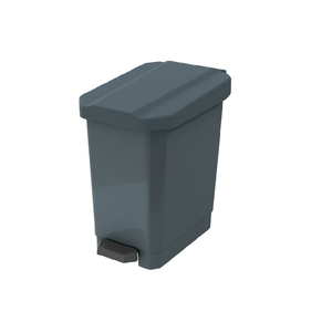 Caneca-Papelera Estrabins Pedal 5L Gris Perlado