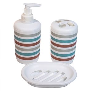 Set De Baño Lineas 3 Piezas