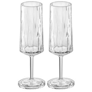 Set X 2 Copas Champagna Policarbonato de 100 Ml