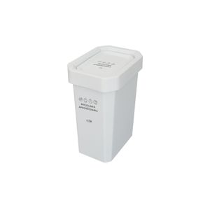 Canecas EstraBins vaiven 10 L  Blanco Reciclable aprovechable