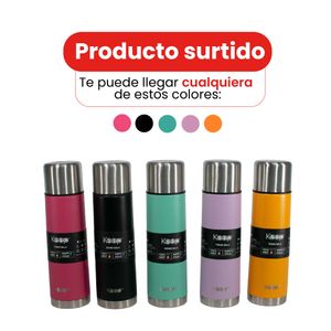 Termo Bala Keep Rubber 500 Ml Surtido