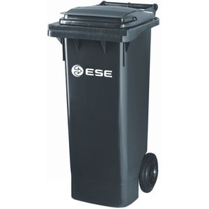 Contenedor Con 2 Ruedas  80 LT Negro