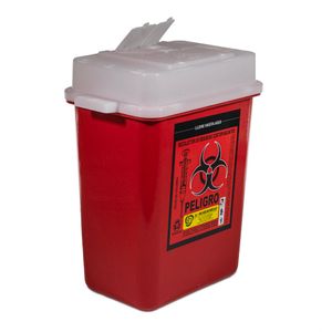 Recipiente Para Residuos Cortopunzantes 9,4L Rojo