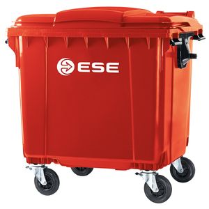 Carro Contenedor 1100 Lt Rojo