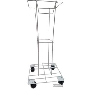 Soporte Metalico Con Ruedas Cortopunzantes 9,4L