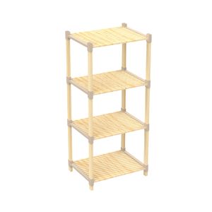 Estanteria Con Entrepaño En Madera 4 Niveles Beige