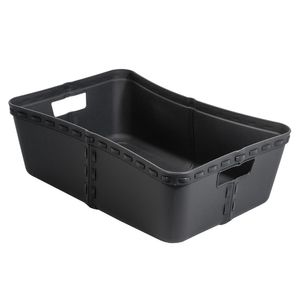 Caja Organizadora Grande Gris Oscuro