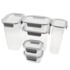 Set X 6 Recipientes Para Alimentos