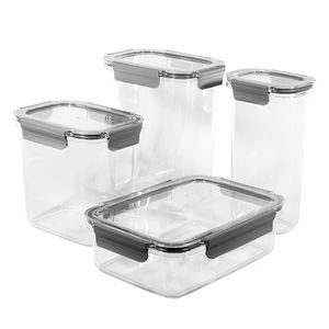 Set X 4 Recipientes Para Alimentos