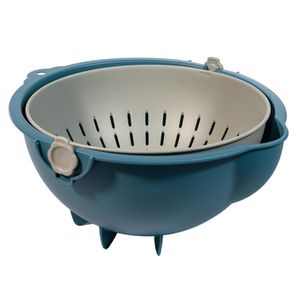 Escurridor De Vegetales Gris - Azul