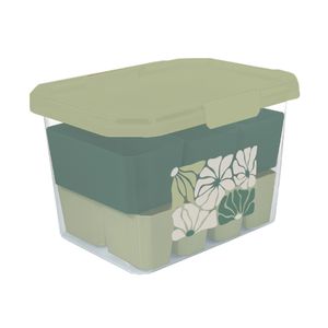 Caja Organizadora Estrabox Multibox 20L Madres 2025 Verde