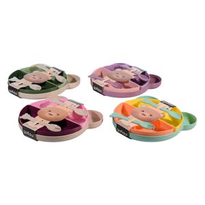 Recipientes plásticos para niños. 7 piezas. Oso