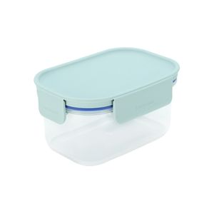 Recipiente Rectangular Classic Plus 385Ml Natural-Azul