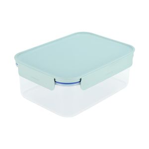 Recipiente Rectangular Classic Plus 1,65L Natural-Azul