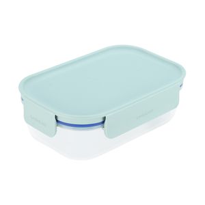 Recipiente Rectangular Classic Plus 420Ml Natural-Azul