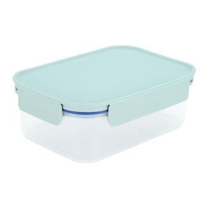 Recipiente Rectangular Classic Plus 910Ml Natural-Azul